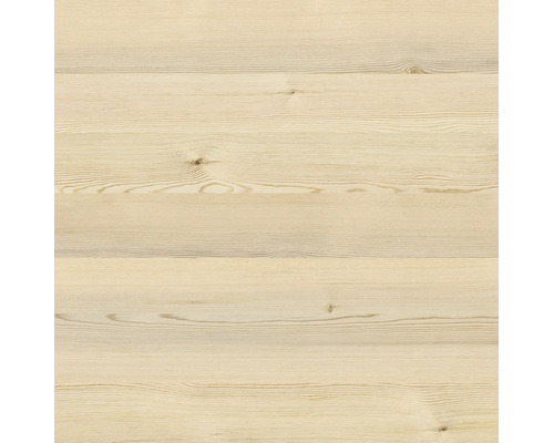 Holzdielen in hellem Naturton mit sichtbarer Maserung und Astlöchern.