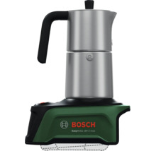 Bosch Akku-Espressokocher EasyMoka 18 Volt-2 Inox aus Edelstahl.