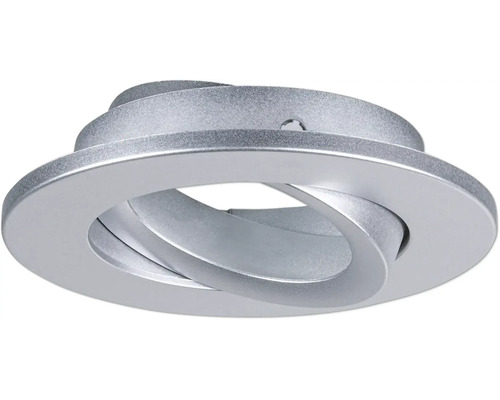 Schwenkbarer Einbaurahmen für Einbaustrahler aus Metall.