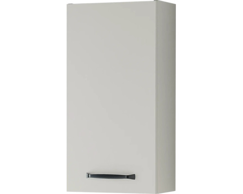 Wandschrank mit einer Tür und einem horizontalen Griff unten.