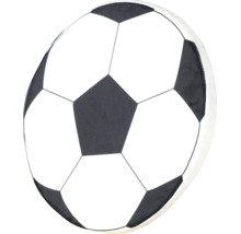 Wandtattoo im Design eines Fußballs mit klassischem Wabenmuster.