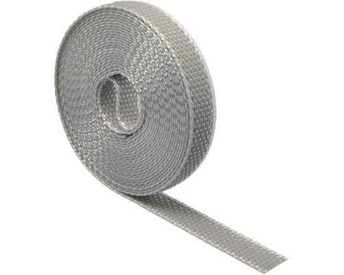 Hitzebeständiges flaches Dichtungsband aus Glasfaser auf Rolle für Öfen und Kamine.