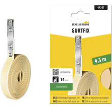 Schellenberg Gurtfix Rollladengurt Reparaturset System Mini, 14 Millimeter breit, 4,3 Meter lang.