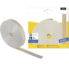 Rollladengurt System Maxi, Breite 23 Millimeter, Länge 12 Meter, gewebtes Material.