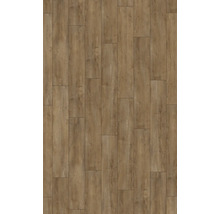 Laminatboden in Holzoptik mit Eichendesign und Landhausdielen-Struktur.