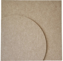Filzgleiter in quadratischer und runder Form aus Filz.