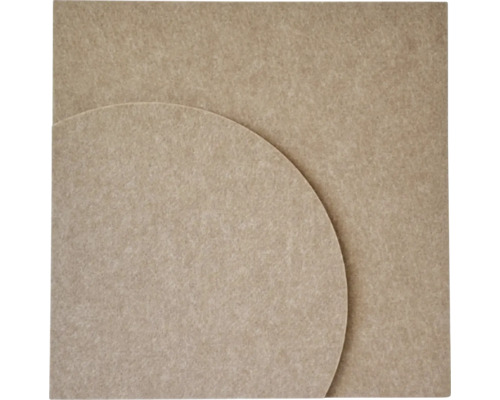 Filzgleiter in quadratischer und runder Form aus Filz.