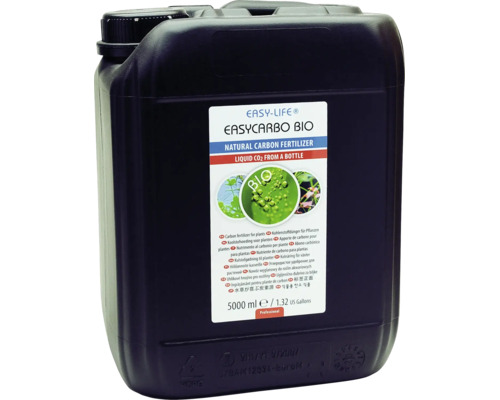 Easy-Life EasyCarbo Bio Kohlenstoffdünger für Aquarienpflanzen, flüssiges Kohlendioxid, 5000 Milliliter Kanister.