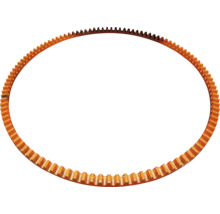 Zahnkranz für Betonmischer, orangefarbenes Ersatzteil.