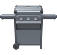 Campingaz Gasgrill 3 Series Select mit drei Brennern, zwei Seitenablagen und Deckel, Grau