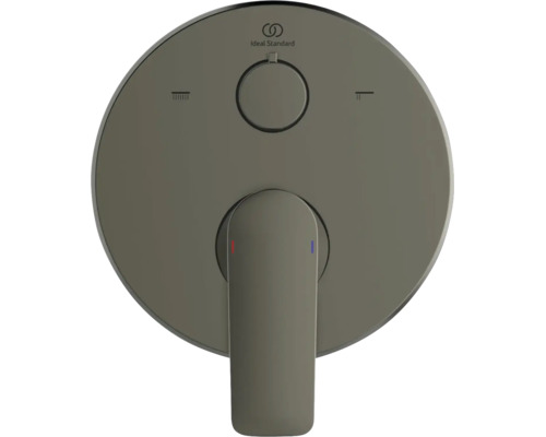 Ideal Standard Einhebel-Wannenarmatur Unterputz mit Umsteller, matte Oberfläche, rundes Design.