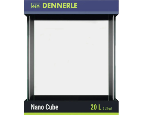 Dennerle Nano Cube Aquarium mit 20 Liter Fassungsvermögen.