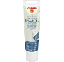Alpina 2 in 1 Fliesenspachtel für Bad und Küche in der Tube zum Füllen von Bohrlöchern und Ausbessern von Fugen.