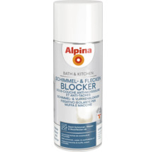 Alpina Schimmel- und Fleckenblocker Spray für Bad und Küche, deckt Schimmel-, Wasser- und Stockflecken ab.