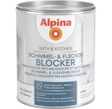 Alpina Schimmel- und Flecken-Blocker für Bad und Küche, weiße Spezialfarbe zur Abdeckung von Flecken, reicht für circa 10 Quadratmeter.