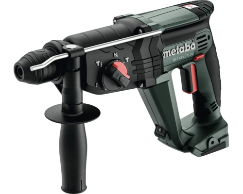 Metabo Akku-Kombihammer KH 18 LTX 24 mit SDS-plus-Aufnahme, Zusatzhandgriff und Bohrtiefenanschlag