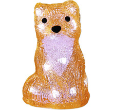 LED-Dekofigur Fuchs aus Acryl mit Beleuchtung.