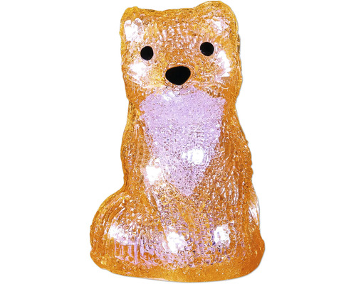 LED-Dekofigur Fuchs aus Acryl mit Beleuchtung.