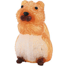 LED-Dekofigur Eichhörnchen aus Acryl, Weihnachtsdekoration für den Außen- und Innenbereich.
