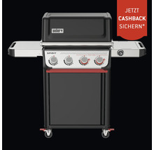 Weber Spirit Gasgrill mit vier Brennern, Sear Zone, Seitenablagen und Rollen inklusive Cashback Aktion.
