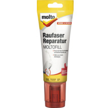 Molto Raufaser Reparatur Moltofill in der Tube, 330 Gramm, gebrauchsfertiger Spachtel für Wände und Decken im Innenbereich, Farbe Weiß.