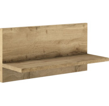 Wandboard in Holzoptik mit sichtbarer Maserung.