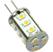LED Leuchtmittel mit G4 Stiftsockel und mehreren SMD Leuchtdioden.