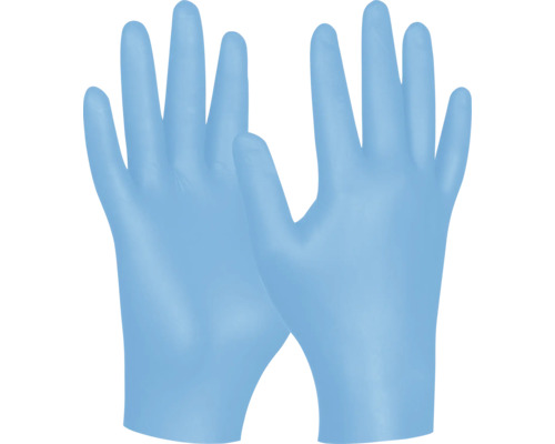 Einweghandschuhe aus Nitril in Blau