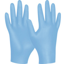 Einweghandschuhe aus Nitril in Blau