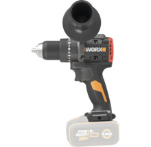 Worx Akku-Schlagbohrschrauber mit Zusatzhandgriff und 20 Volt Akku.