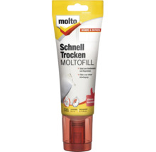 Molto Schnell Trocken Moltofill Reparaturspachtel für Wände und Decken, 330 Gramm Tube, für den Innenbereich, füllt bis 1 Zentimeter Tiefe.