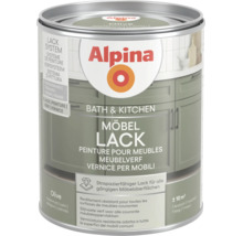 Alpina Bath und Kitchen Möbellack in Olive, seidenmatt, strapazierfähiger Lack für alle gängigen Möbeloberflächen, für circa 10 Quadratmeter.