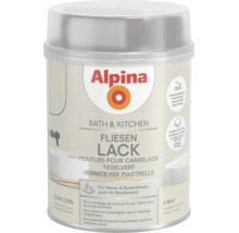 Alpina Fliesenlack Bath und Kitchen Chalk Cliffs seidenmatt für Wand- und Bodenfliesen für circa 10 Quadratmeter ohne Grundierung.