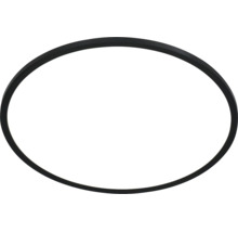 Schwarzer runder Dichtungsring aus Gummi.