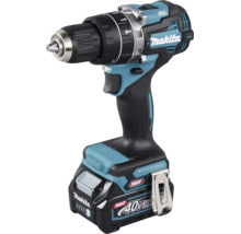 Makita Akku-Schlagbohrschrauber 40 Volt XGT mit bürstenlosem Motor und Gürtelclip.