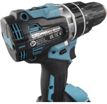 Makita Akkumulator-Schlagbohrschrauber HP002G mit Drehmomenteinstellung und ergonomischem Handgriff.