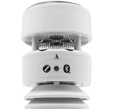 Intelligente Wetterstation mit Symbolen für Zigbee und Bluetooth sowie einer Nord-Markierung.