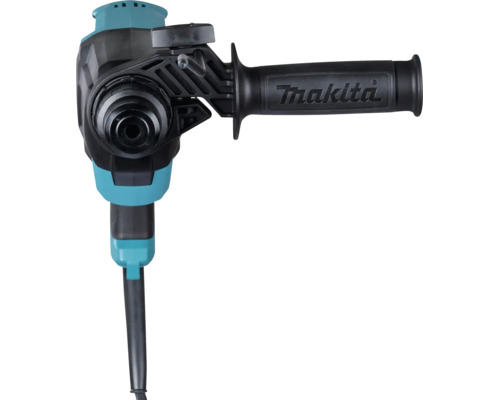 Makita Bohrhammer mit Seitenhandgriff und Makita Logo, Frontansicht.