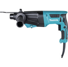 Makita Bohrhammer mit Seitengriff und Tiefenanschlag.