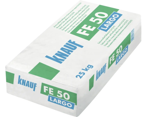 Knauf FE 50 Largo Calciumsulfat-Fließestrich, 25 Kilogramm Sack.