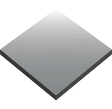 Quadratische graue Bodenfliese oder Terrassenplatte aus Stein oder Beton.