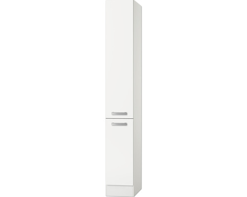Apothekerschrank Optifit Oslo214 BxTxH 30 x 57,1 x 206,8 cm Frontfarbe weiß matt Korpusfarbe weiß