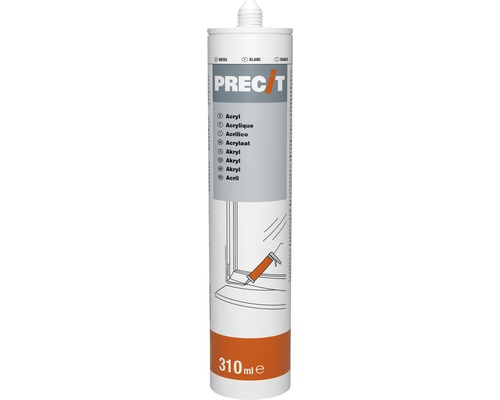 PRECIT Acryl weiß 310 ml Acryl Dichtstoff in einer 310 Milliliter Kartusche