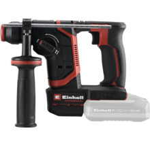 Einhell Professional Akku-Bohrhammer mit bürstenlosem Motor, Zusatzhandgriff und Tiefenanschlag inklusive Akku.