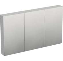 Dreitüriger Spiegelschrank für das Badezimmer mit vollflächiger Spiegelfront.