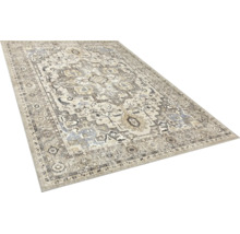 Rechteckiger Teppich mit ornamentalem Muster im Vintage-Stil.
