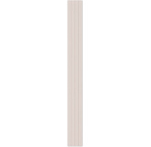 Wandpaneel mit vertikalen Rillen, beige.