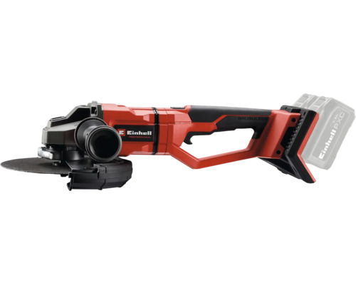 Einhell Professional Akku-Winkelschleifer mit bürstenlosem Motor und verstellbarem Zusatzhandgriff.