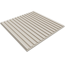 Wandpaneel mit Lamellenstruktur aus Holzwerkstoff für die Innenraumgestaltung.