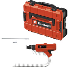 Einhell Magazinvorsatz für Trockenbauschrauber mit Schraubengurt, zwei Bits und einem stabilen Transportkoffer.